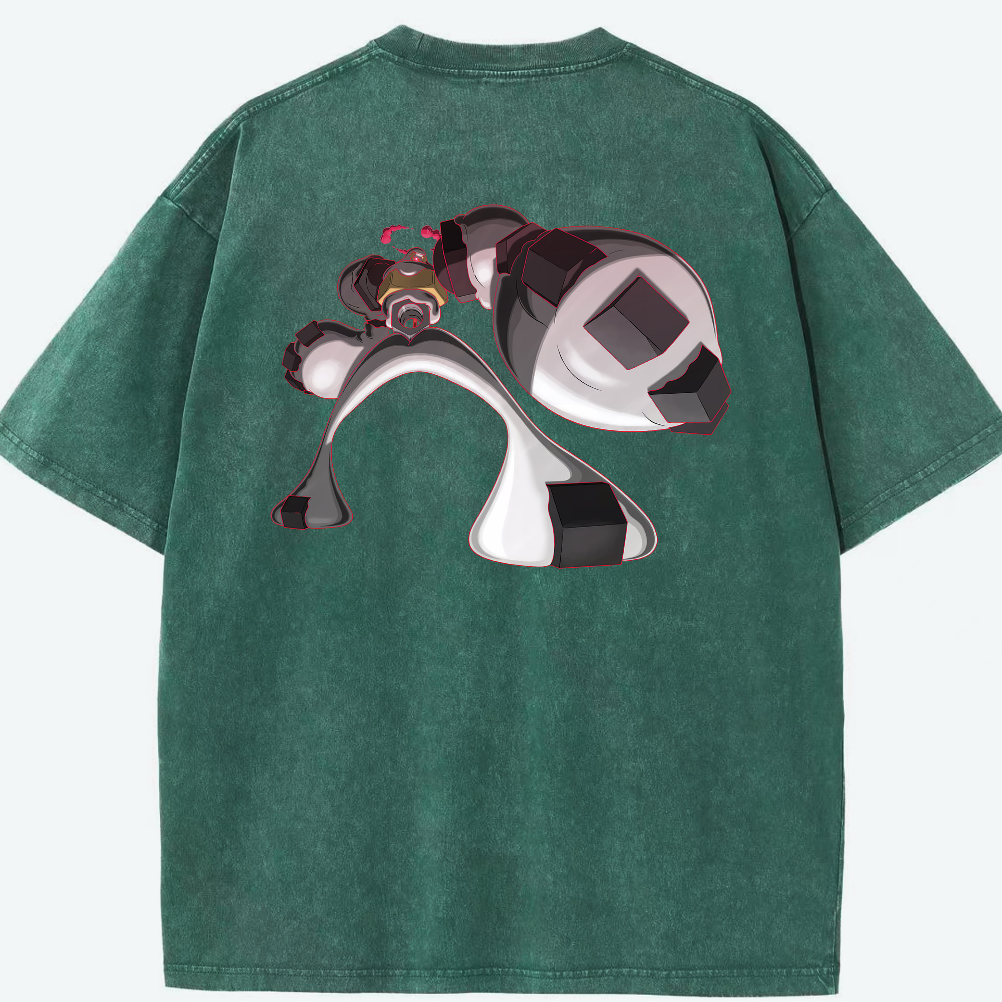 （画像用） ポケットモンスター Pokémon 綿100% ヴィンテージ風 半袖Tシャツ（背面プリント）